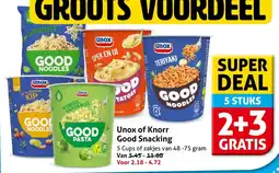 Hoogvliet Unox of Knorr Good Snacking aanbieding