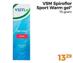 Trekpleister VSM Spiroflor Sport Warm gel aanbieding