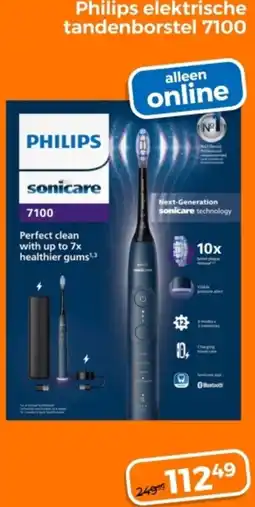 Trekpleister Philips elektrische tandenborstel 7100 aanbieding