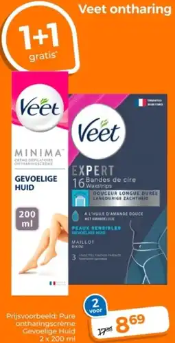 Trekpleister Veet ontharing aanbieding