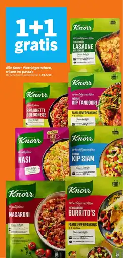 Albert Heijn Alle Knorr Wereldgerechten, mixen en pasta's aanbieding