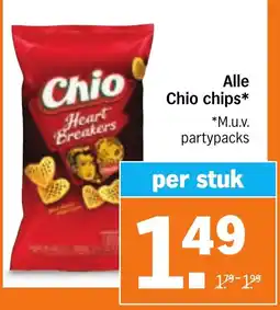 Albert Heijn Alle Chio chips aanbieding