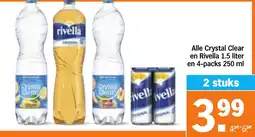 Albert Heijn Alle Crystal Clear en Rivella aanbieding