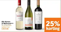 Albert Heijn Alle Norton of Welmoed aanbieding
