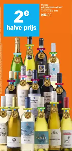 Albert Heijn Diverse prijswinnende wijnen aanbieding