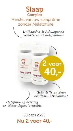 De Rode Pilaren Slaap Herstel van uw slaapritme zonder Melatonine aanbieding