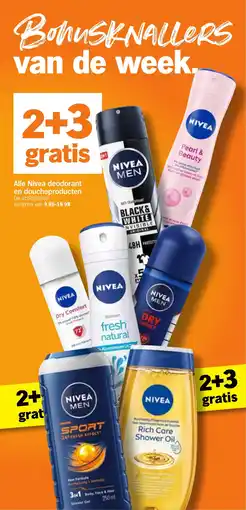 Albert Heijn Alle Nivea deodorant en doucheproducten aanbieding