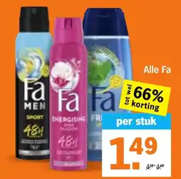 Albert Heijn Alle Fa aanbieding