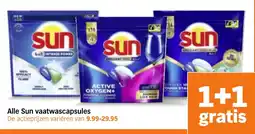 Albert Heijn Alle Sun vaatwascapsules aanbieding
