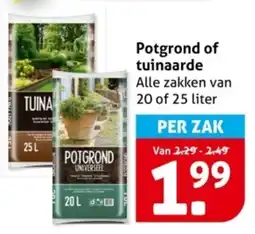 Hoogvliet Potgrond of tuinaarde aanbieding