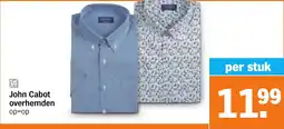 Albert Heijn John Cabot overhemden aanbieding