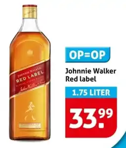 Hoogvliet Johnnie Walker Red label aanbieding