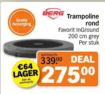 Albert Heijn Trampoline rond aanbieding