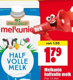 Dirk Melkunie halfvolle melk aanbieding