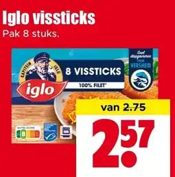 Dirk Iglo vissticks aanbieding