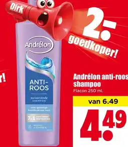 Dirk Andrélon anti-roos shampoo aanbieding
