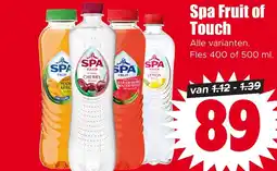 Dirk Spa Fruit of Touch aanbieding