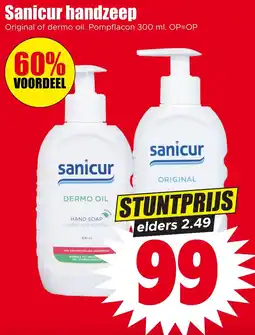 Dirk Sanicur handzeep aanbieding