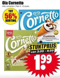 Dirk Ola Cornetto aanbieding