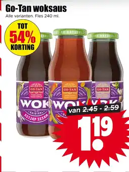 Dirk Go-Tan woksaus aanbieding