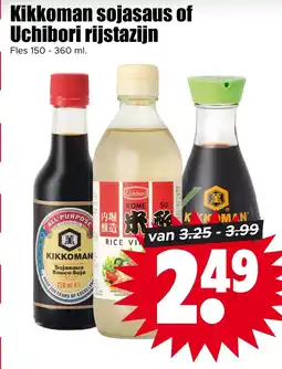 Dirk Kikkoman sojasaus of Uchibori rijstazijn aanbieding