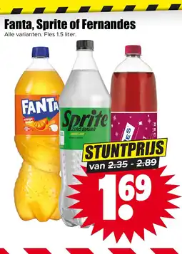 Dirk Fanta, Sprite of Fernandes aanbieding