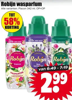 Dirk Robijn wasparfum aanbieding