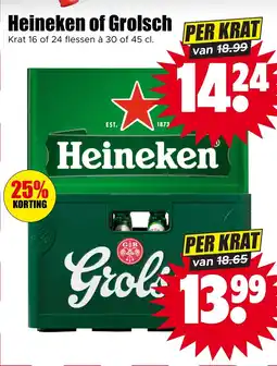 Dirk Heineken of Grolsch aanbieding