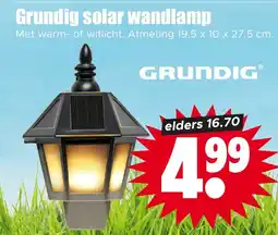 Dirk Grundig solar wandlamp aanbieding