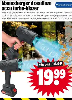 Dirk Mannesberger draadloze accu aanbieding