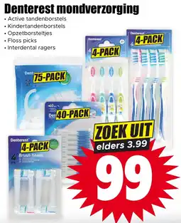 Dirk Denterest mondverzorging aanbieding