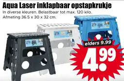 Dirk Aqua Laser inklapbaar opstapkrukje aanbieding