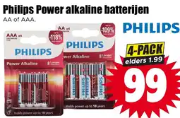 Dirk Philips Power alkaline batterijen aanbieding