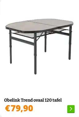 Obelink Obelink Trend ovaal 120 tafel aanbieding