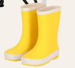 Obelink Xq Kids rubberen regen laarzen - Yellow aanbieding