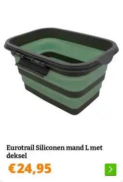 Obelink Eurotrail Siliconen mand L met deksel aanbieding