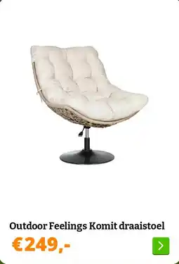 Obelink Outdoor Feelings Komit draaistoel aanbieding