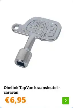 Obelink Obelink TapVan kraansleutel - caravan aanbieding