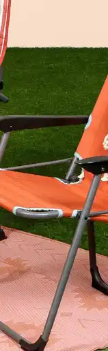 Obelink Wander Wonder Bohemian klapstoel - Faded Red aanbieding