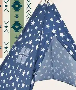 Obelink Kids Collection tipi tent - Blue aanbieding