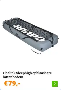 Obelink Obelink Sleephigh opblaasbare lattenbodem aanbieding