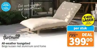 Albert Heijn All weather loungebed aanbieding