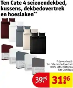 Kruidvat Ten Cate 4 seizoendekbed, kussens, dekbedovertrek en hoeslaken aanbieding