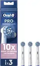Bol.com Oral-B |Pro Sensitive Clean Opzetborstels, 3 Stuks aanbieding