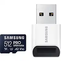 MediaMarkt Samsung Pro Ultimate Met Kaartlezer – Micro Sd Kaart 512 Gb 200 & 130 Mb/s Inclusief Adapter aanbieding