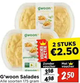 Vomar Voordeelmarkt G'woon Salades aanbieding