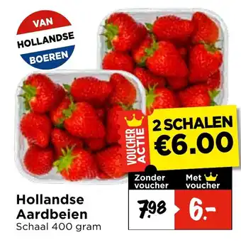 Vomar Voordeelmarkt Hollandse Aardbeien aanbieding