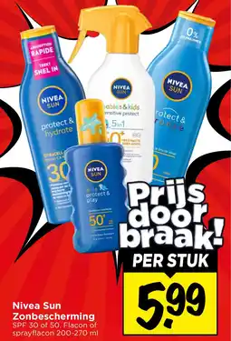 Vomar Voordeelmarkt Nivea sun zonbescherming aanbieding