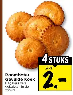 Vomar Voordeelmarkt Roomboter Gevulde Koek aanbieding