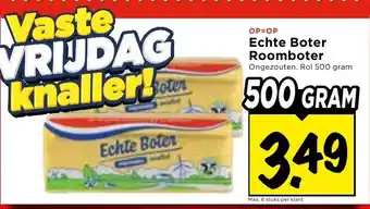 Vomar Voordeelmarkt Echte Boter Roomboter aanbieding
